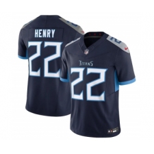 Men's Tennessee Titans #22 Derrick Henry Navy 2023 F.U.S.E Vapor Untouchable Stitched Jersey