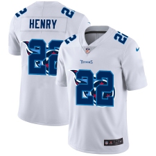 Men's Tennessee Titans #22 Derrick Henry White Nike White Shadow Edition Limited Jersey