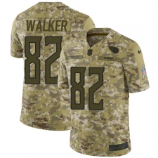 Men's Nike Tennessee Titans #82 Delanie Walker Limited Camo 2018 Salute to Service NFL Jersey