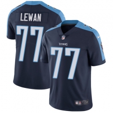 Youth Nike Tennessee Titans #77 Taylor Lewan Elite Navy Blue Alternate NFL Jersey