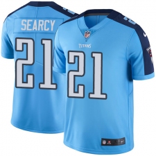 Men's Nike Tennessee Titans #21 Da'Norris Searcy Elite Light Blue Rush Vapor Untouchable NFL Jersey