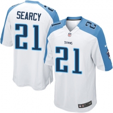Men's Nike Tennessee Titans #21 Da'Norris Searcy Game White NFL Jersey