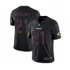 Men's Nike Washington Redskins #21 Sean Taylor Limited Black Rush Impact NFL Jersey