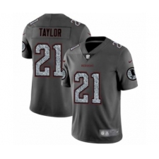 Men's Washington Redskins #21 Sean Taylor Limited Gray Static Fashion Limited Football Jersey