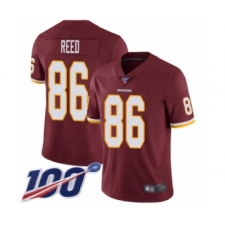 Youth Washington Redskins #86 Jordan Reed Burgundy Red Team Color Vapor Untouchable Limited Player 100th Season Football Jersey