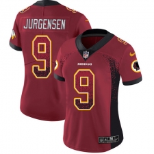 Women's Nike Washington Redskins #9 Sonny Jurgensen Limited Red Rush Drift Fashion NFL Jersey