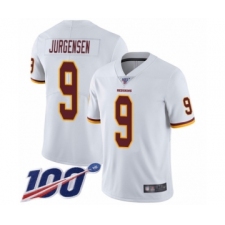Youth Washington Redskins #9 Sonny Jurgensen White Vapor Untouchable Limited Player 100th Season Football Jersey