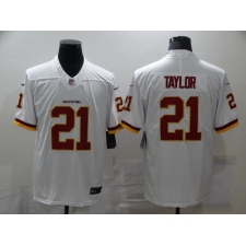 Men's Washington Redskins #21 Charley Taylor White Nike Limited Jersey