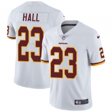 Youth Nike Washington Redskins #23 DeAngelo Hall White Vapor Untouchable Limited Player NFL Jersey