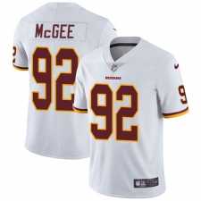 Youth Nike Washington Redskins #92 Stacy McGee White Vapor Untouchable Limited Player NFL Jersey