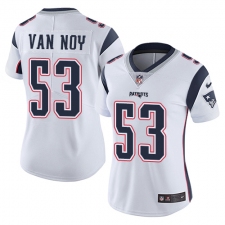 Women's Nike New England Patriots #53 Kyle Van Noy White Vapor Untouchable Limited Player NFL Jersey