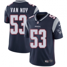 Youth Nike New England Patriots #53 Kyle Van Noy Navy Blue Team Color Vapor Untouchable Limited Player NFL Jersey