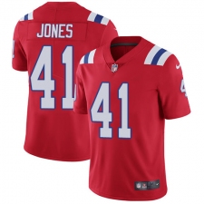 Youth Nike New England Patriots #41 Cyrus Jones Red Alternate Vapor Untouchable Limited Player NFL Jersey