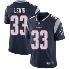 Youth Nike New England Patriots #33 Dion Lewis Navy Blue Team Color Vapor Untouchable Limited Player NFL Jersey