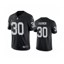 Men's Las Vegas Raiders #30 Duron Harmon Black Vapor Untouchable Limited Stitched Jersey