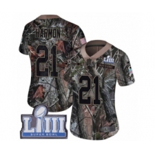 Women's Nike New England Patriots #21 Duron Harmon Camo Rush Realtree Limited Super Bowl LIII Bound NFL Jersey