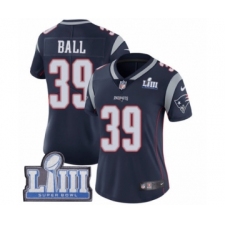 Women's Nike New England Patriots #39 Montee Ball Navy Blue Team Color Vapor Untouchable Limited Player Super Bowl LIII Bound NFL Jersey