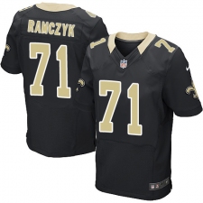 Men's Nike New Orleans Saints #71 Ryan Ramczyk Black Team Color Vapor Untouchable Elite Player NFL Jersey
