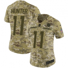 Women's Nike Pittsburgh Steelers #11 Justin Hunter Limited Camo 2018 Salute to Service NFL Jersey