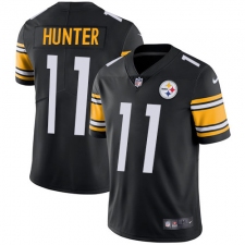Youth Nike Pittsburgh Steelers #11 Justin Hunter Black Team Color Vapor Untouchable Limited Player NFL Jersey