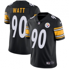 Youth Nike Pittsburgh Steelers #90 T. J. Watt Black Team Color Vapor Untouchable Limited Player NFL Jersey