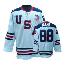 Men's Nike Team USA #88 Patrick Kane Authentic White 1960 Throwback Olympic Hockey Jersey