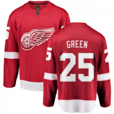 Youth Detroit Red Wings #25 Mike Green Fanatics Branded Red Home Breakaway NHL Jersey