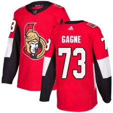 Youth Adidas Ottawa Senators #73 Gabriel Gagne Premier Red Home NHL Jersey