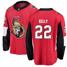 Youth Ottawa Senators #22 Chris Kelly Fanatics Branded Red Home Breakaway NHL Jersey