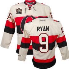 Men's Reebok Ottawa Senators #9 Bobby Ryan Authentic Cream 2014 Heritage Classic NHL Jersey