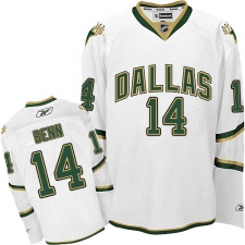 Men's Reebok Dallas Stars #14 Jamie Benn Authentic White Third NHL Jersey