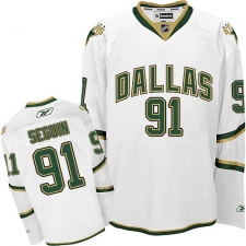 Men's Reebok Dallas Stars #91 Tyler Seguin Authentic White Third NHL Jersey