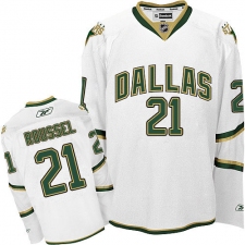 Men's Reebok Dallas Stars #21 Antoine Roussel Authentic White Third NHL Jersey