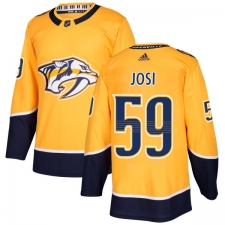 Youth Adidas Nashville Predators #59 Roman Josi Authentic Gold Home NHL Jersey