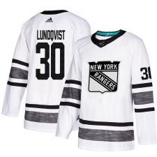 Men's Adidas New York Rangers #30 Henrik Lundqvist White 2019 All-Star Game Parley Authentic Stitched NHL Jersey