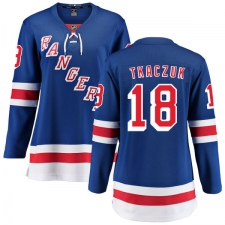 Women's New York Rangers #18 Walt Tkaczuk Fanatics Branded Royal Blue Home Breakaway NHL Jersey