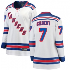 Women's New York Rangers #7 Rod Gilbert Fanatics Branded White Away Breakaway NHL Jersey