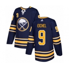 Men's Adidas Buffalo Sabres #9 Jack Eichel Premier Navy Blue Home NHL Jersey