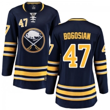 Women's Buffalo Sabres #47 Zach Bogosian Fanatics Branded Navy Blue Home Breakaway NHL Jersey