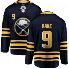 Men's Buffalo Sabres #9 Evander Kane Fanatics Branded Navy Blue Home Breakaway NHL Jersey