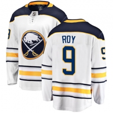 Men's Buffalo Sabres #9 Derek Roy Fanatics Branded White Away Breakaway NHL Jersey