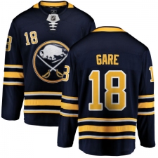 Men's Buffalo Sabres #18 Danny Gare Fanatics Branded Navy Blue Home Breakaway NHL Jersey