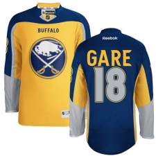 Men's Reebok Buffalo Sabres #18 Danny Gare Authentic Gold New Third NHL Jersey