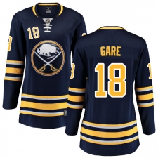 Women's Buffalo Sabres #18 Danny Gare Fanatics Branded Navy Blue Home Breakaway NHL Jersey