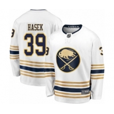 Men's Buffalo Sabres #39 Dominik Hasek Fanatics Branded White 50th Season Breakaway Hockey Jersey