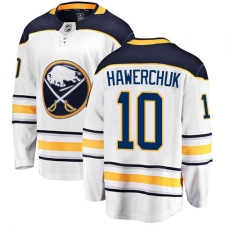 Youth Buffalo Sabres #10 Dale Hawerchuk Fanatics Branded White Away Breakaway NHL Jersey