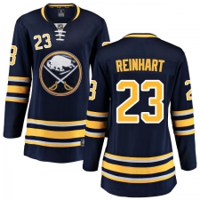 Women's Buffalo Sabres #23 Sam Reinhart Fanatics Branded Navy Blue Home Breakaway NHL Jersey