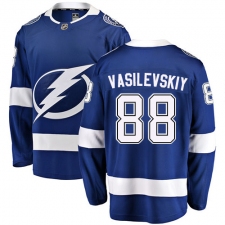 Youth Tampa Bay Lightning #88 Andrei Vasilevskiy Fanatics Branded Royal Blue Home Breakaway NHL Jersey