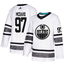 Men's Adidas Edmonton Oilers #97 Connor McDavid White 2019 All-Star Game Parley Authentic Stitched NHL Jersey