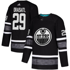 Men's Adidas Edmonton Oilers #29 Leon Draisaitl Black 2019 All-Star Game Parley Authentic Stitched NHL Jersey
